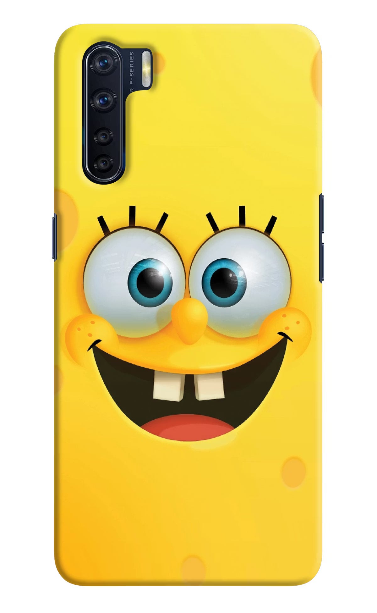 Sponge 1 Oppo F15 Hard Case Back Cover by Casekaro