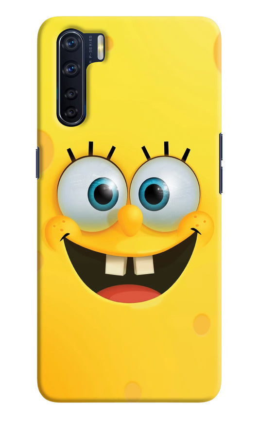 Sponge 1 Oppo F15 Hard Case Back Cover by Casekaro