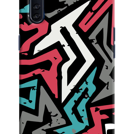 Geometric Graffiti Oppo F15 Hard Case Back Cover by Casekaro