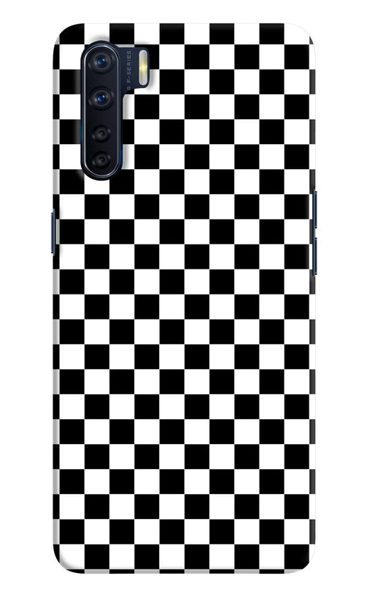 Chess Board Oppo F15 Hard Case Back Cover by Casekaro