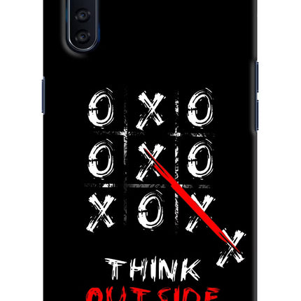 Think out of the BOX Oppo F15 Hard Case Back Cover by Casekaro