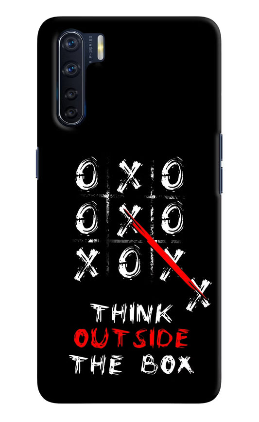 Think out of the BOX Oppo F15 Hard Case Back Cover by Casekaro