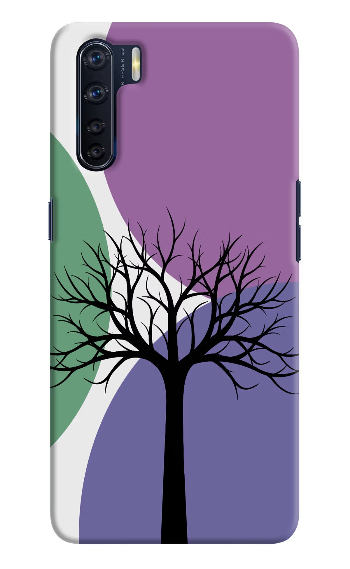 Tree Art Oppo F15 Hard Case Back Cover by Casekaro
