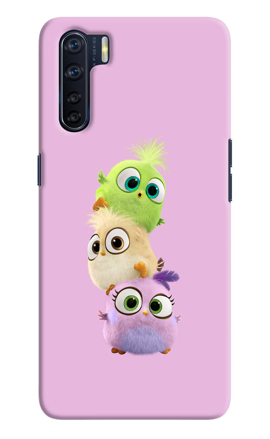 Cute Little Birds Oppo F15 Hard Case Back Cover by Casekaro