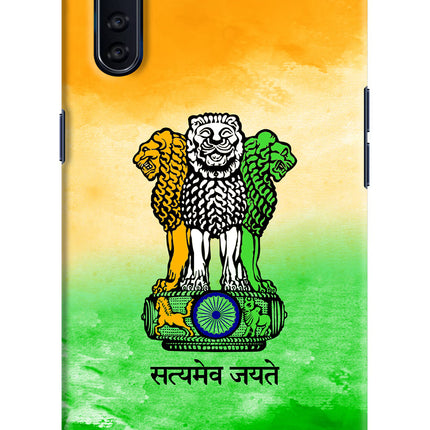 Satyamev Jayate Flag Oppo F15 Hard Case Back Cover by Casekaro
