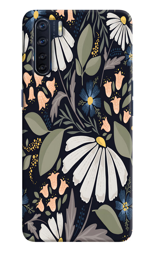 Flowers Art Oppo F15 Hard Case Back Cover by Casekaro