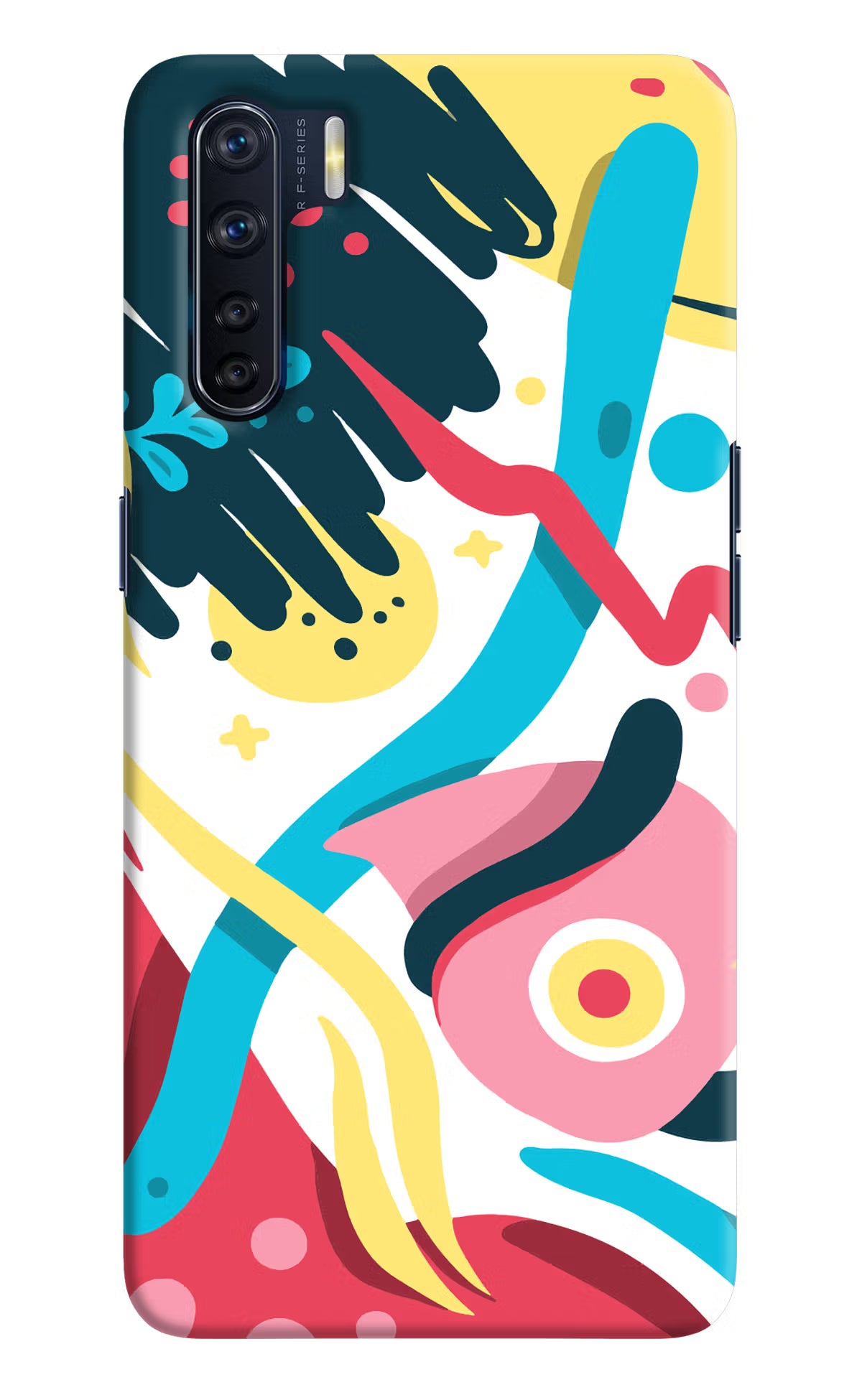 Trippy Oppo F15 Hard Case Back Cover by Casekaro