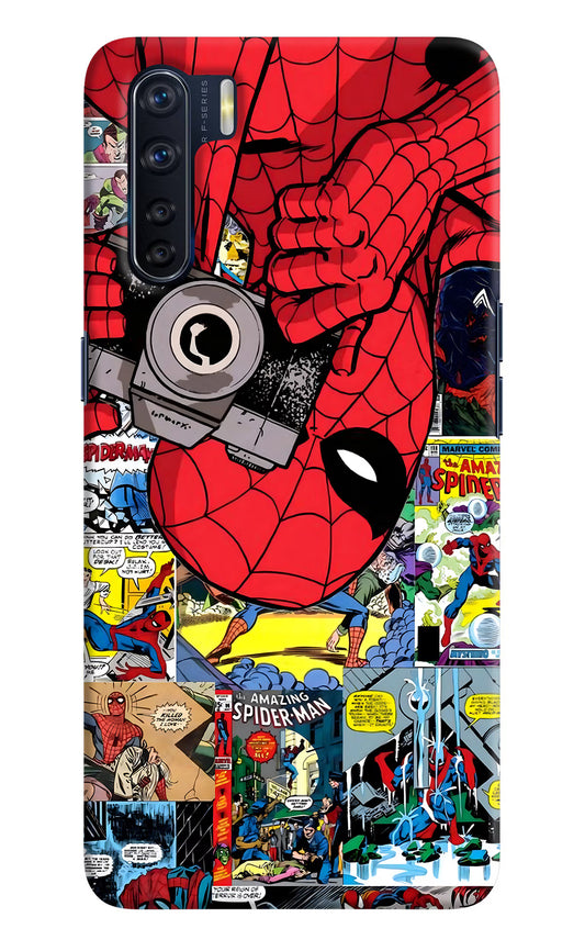Spider Man Oppo F15 Hard Case Back Cover by Casekaro