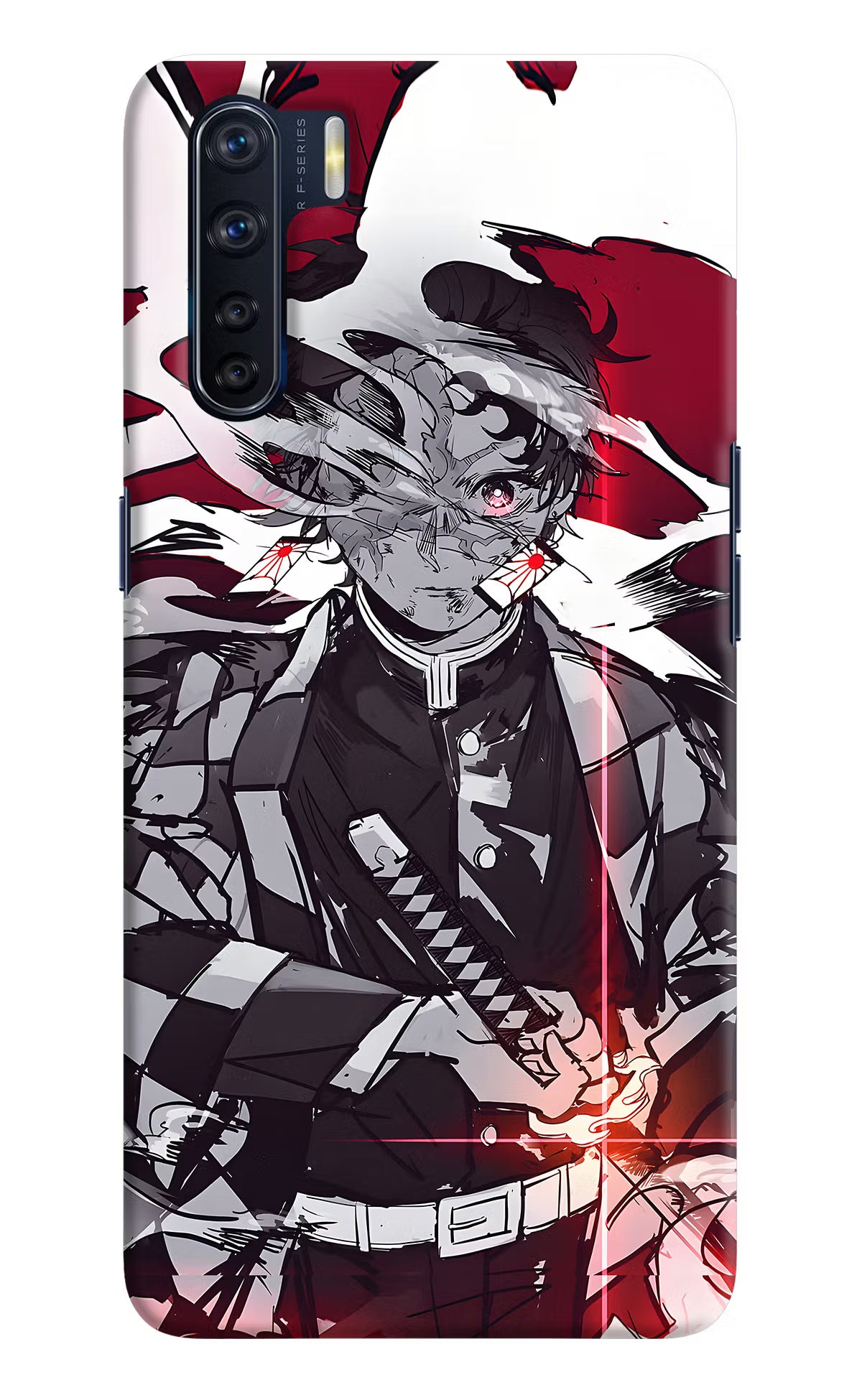 Demon Slayer Oppo F15 Hard Case Back Cover by Casekaro