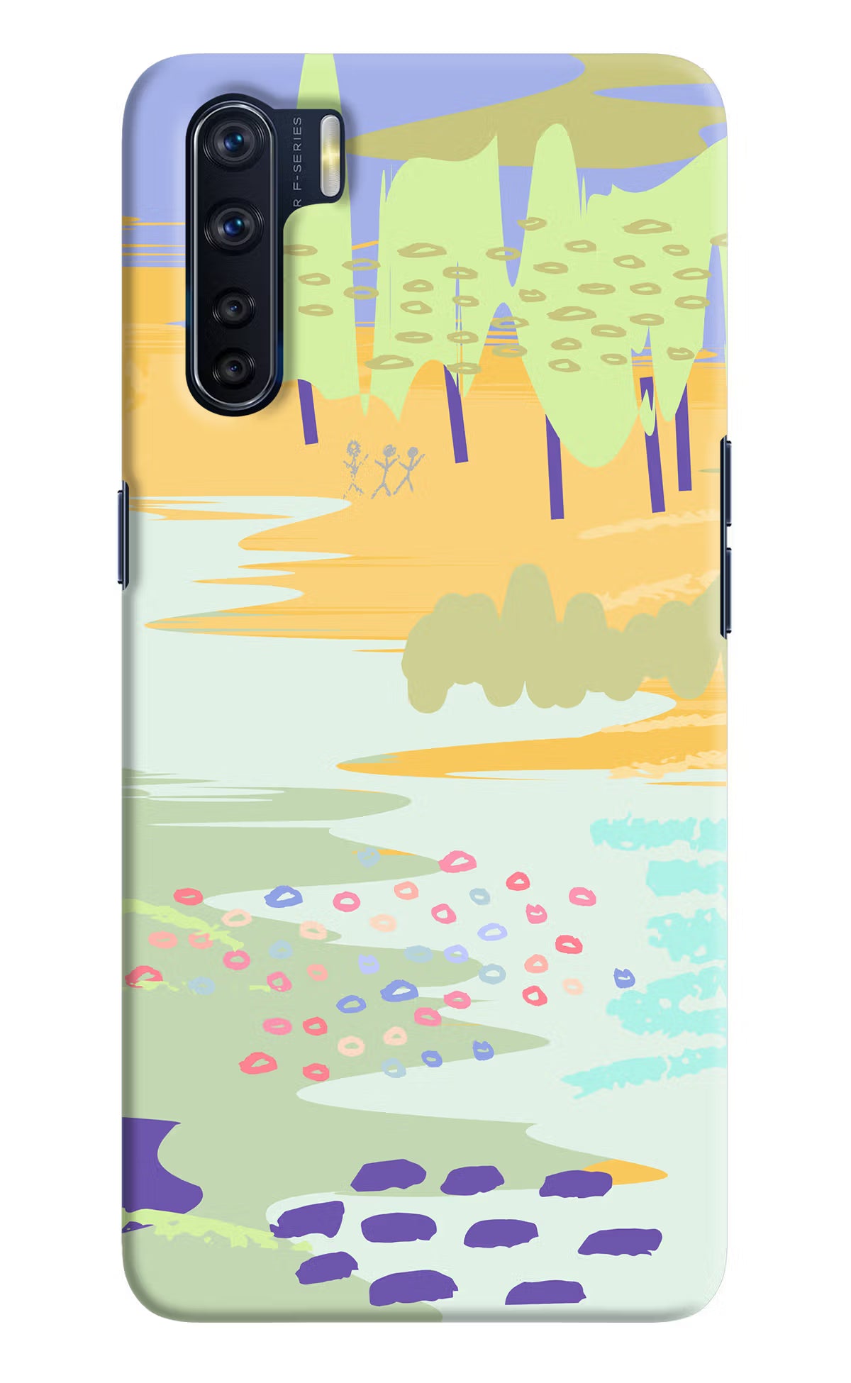 Scenery Oppo F15 Hard Case Back Cover by Casekaro