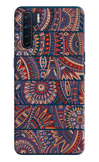 African Culture Design Oppo F15 Hard Case Back Cover by Casekaro