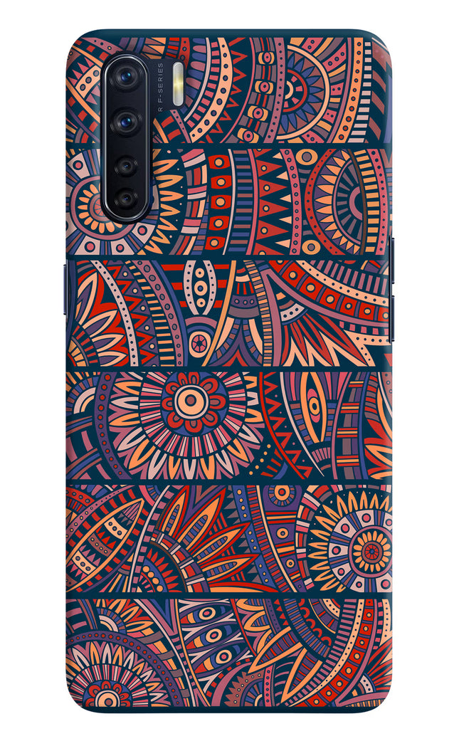 African Culture Design Oppo F15 Hard Case Back Cover by Casekaro