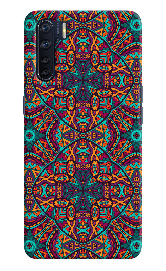 Colour Mandala Oppo F15 Hard Case Back Cover by Casekaro