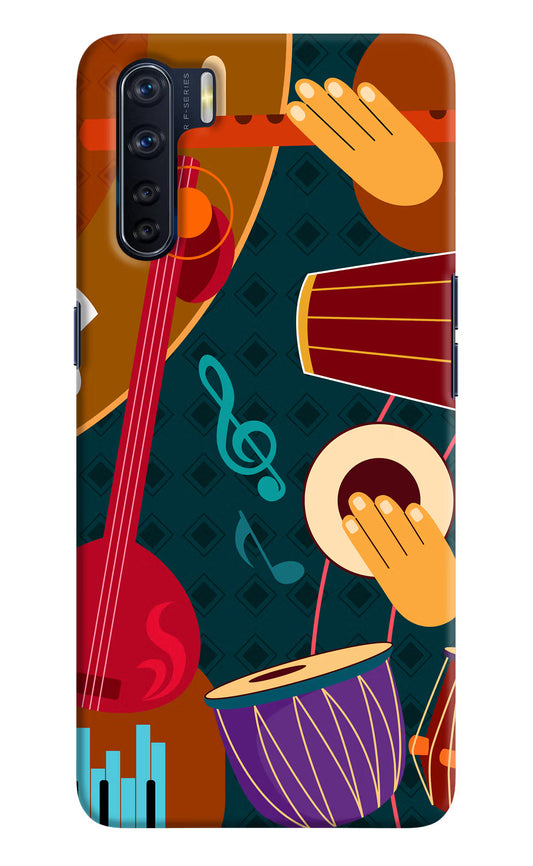 Music Instrument Oppo F15 Hard Case Back Cover by Casekaro