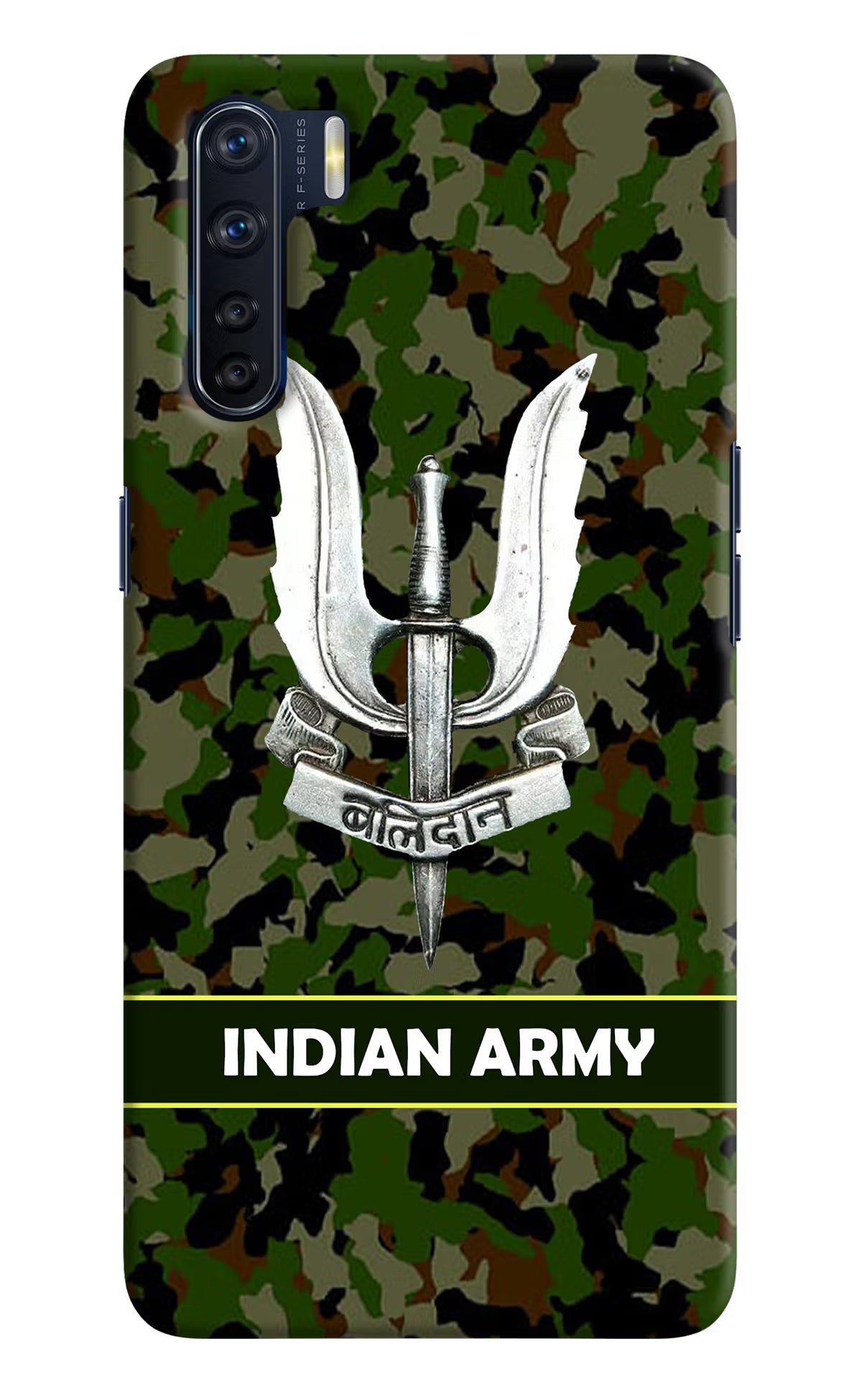 Balidan Indian Logo Oppo F15 Hard Case Back Cover by Casekaro