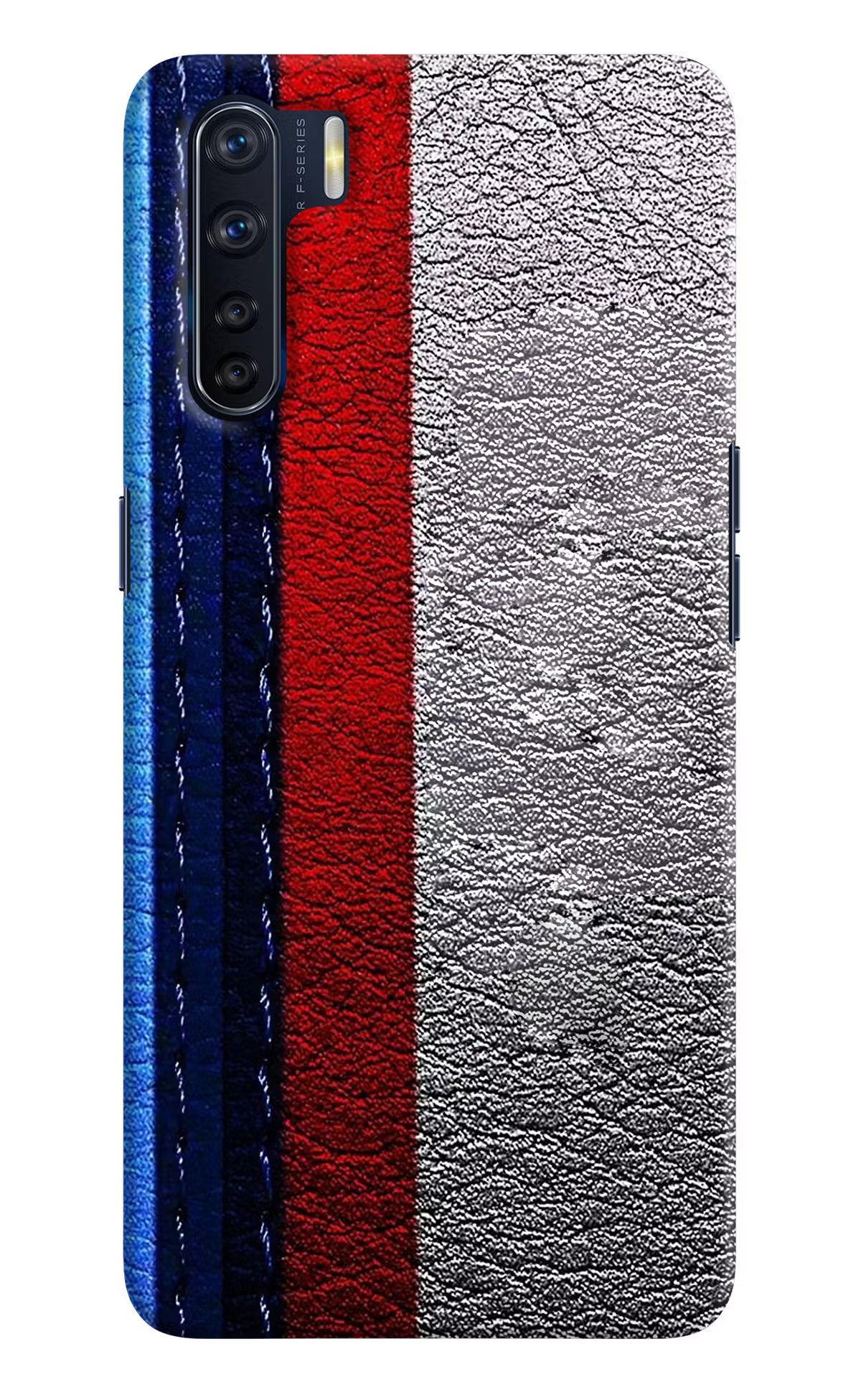 BMW Stripes Oppo F15 Hard Case Back Cover by Casekaro