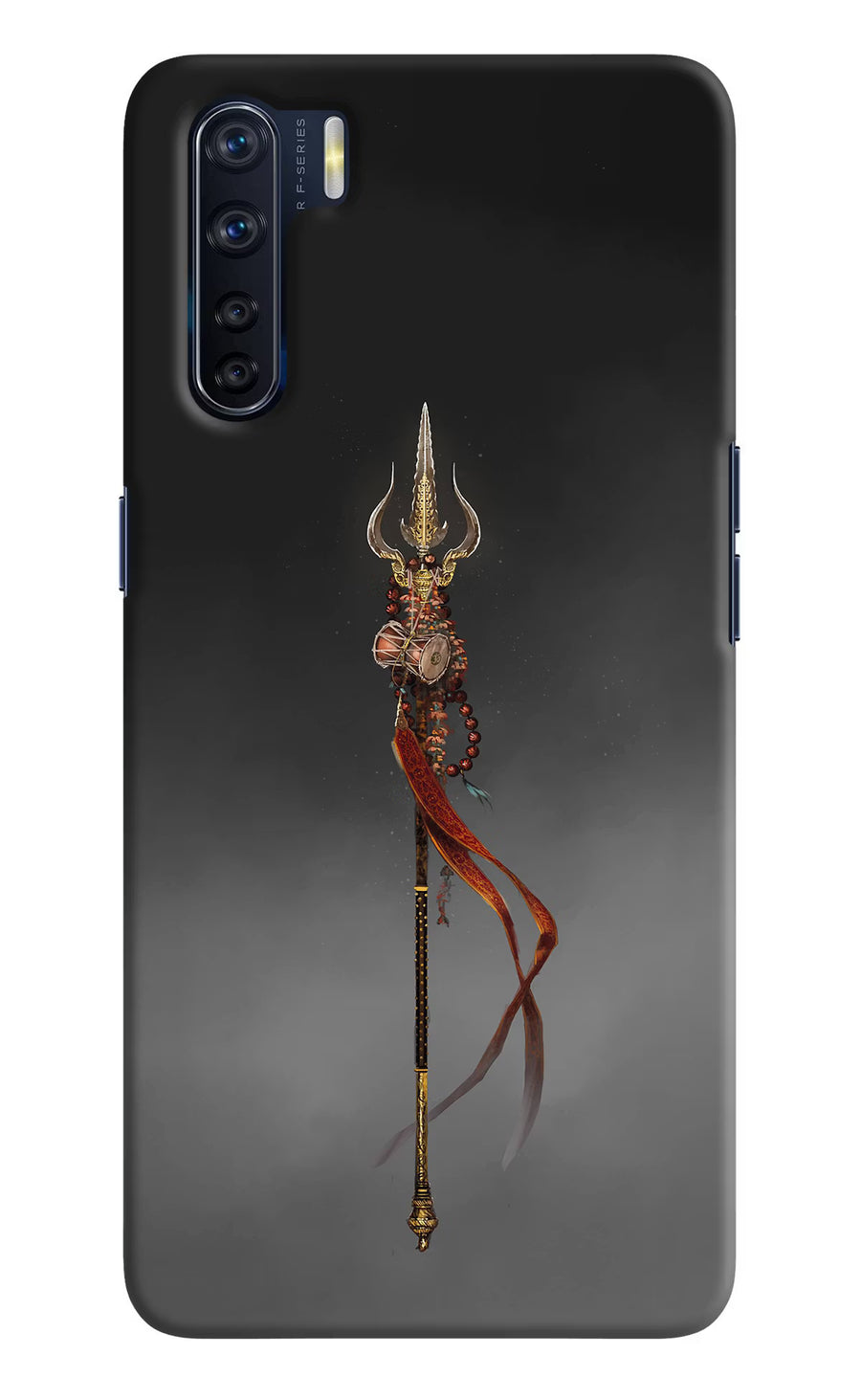 Shiv Trishul Oppo F15 Back Cover, Hard case