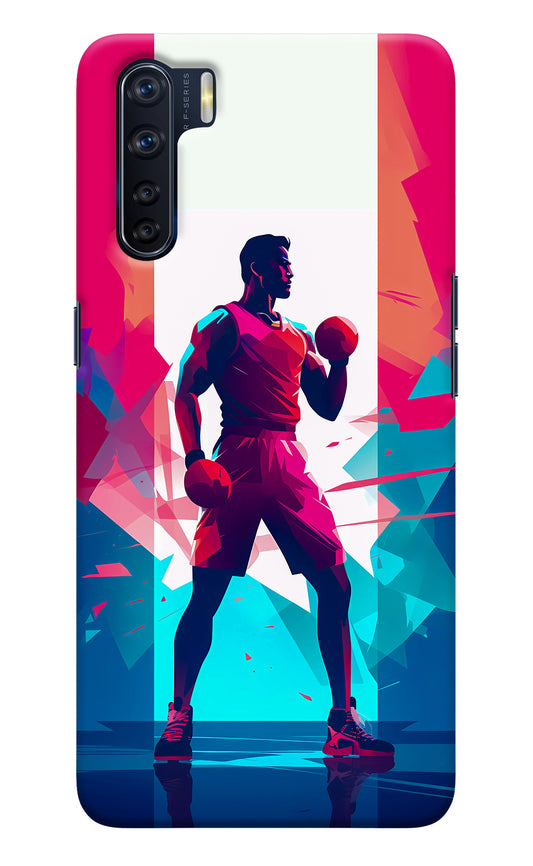 Champion Fighter (AI Generated) Oppo F15 Back Cover