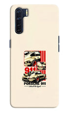 Classic Porsche 911 Oppo F15 Hard Case Back Cover by Casekaro