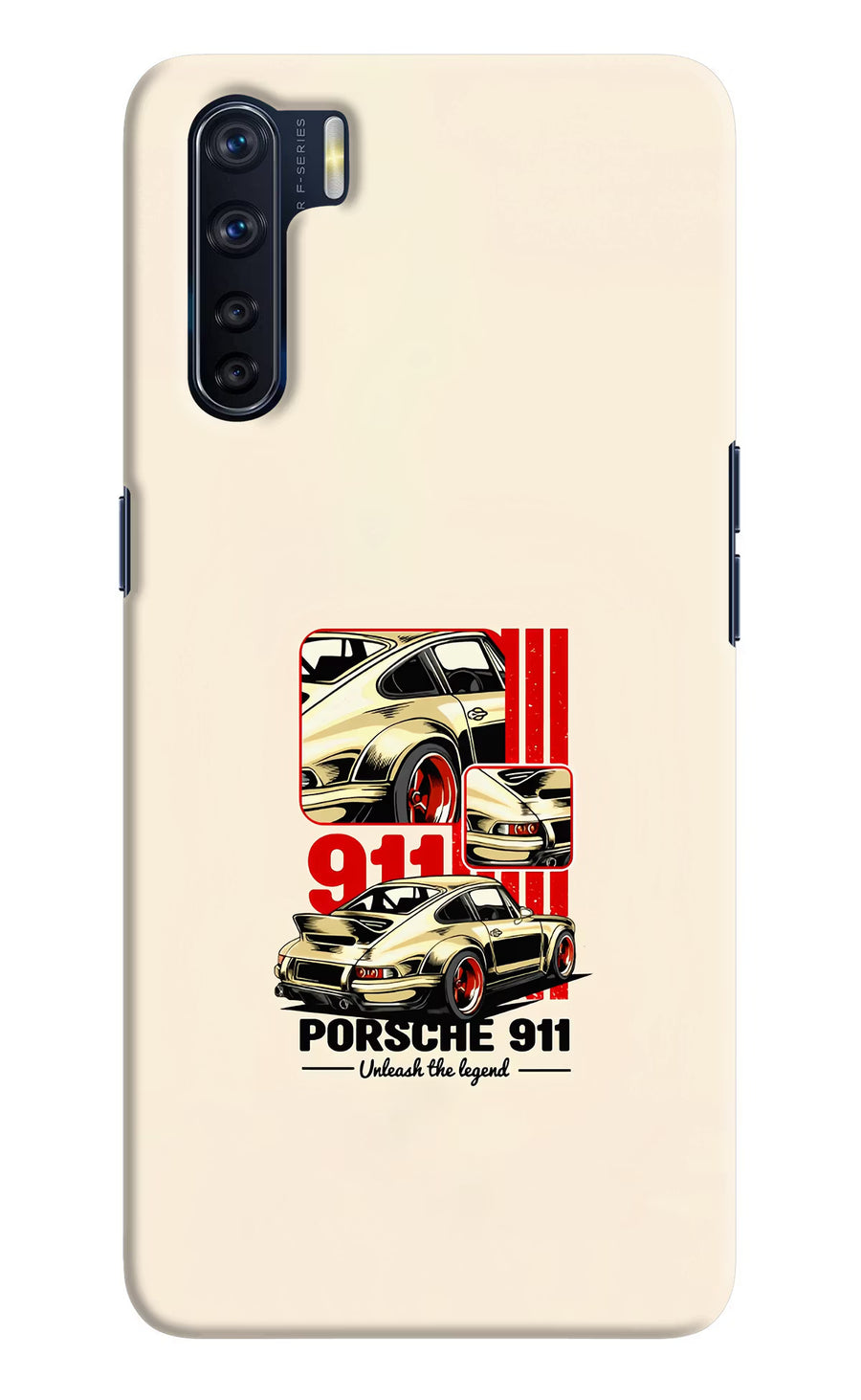 Classic Porsche 911 Oppo F15 Back Cover, Hard case