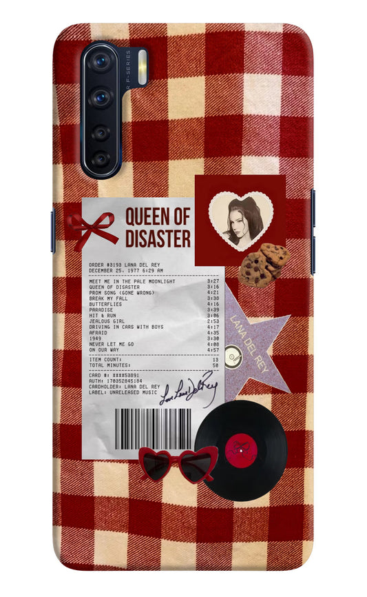 Queen of Disaster Oppo F15 Hard Case Back Cover by Casekaro