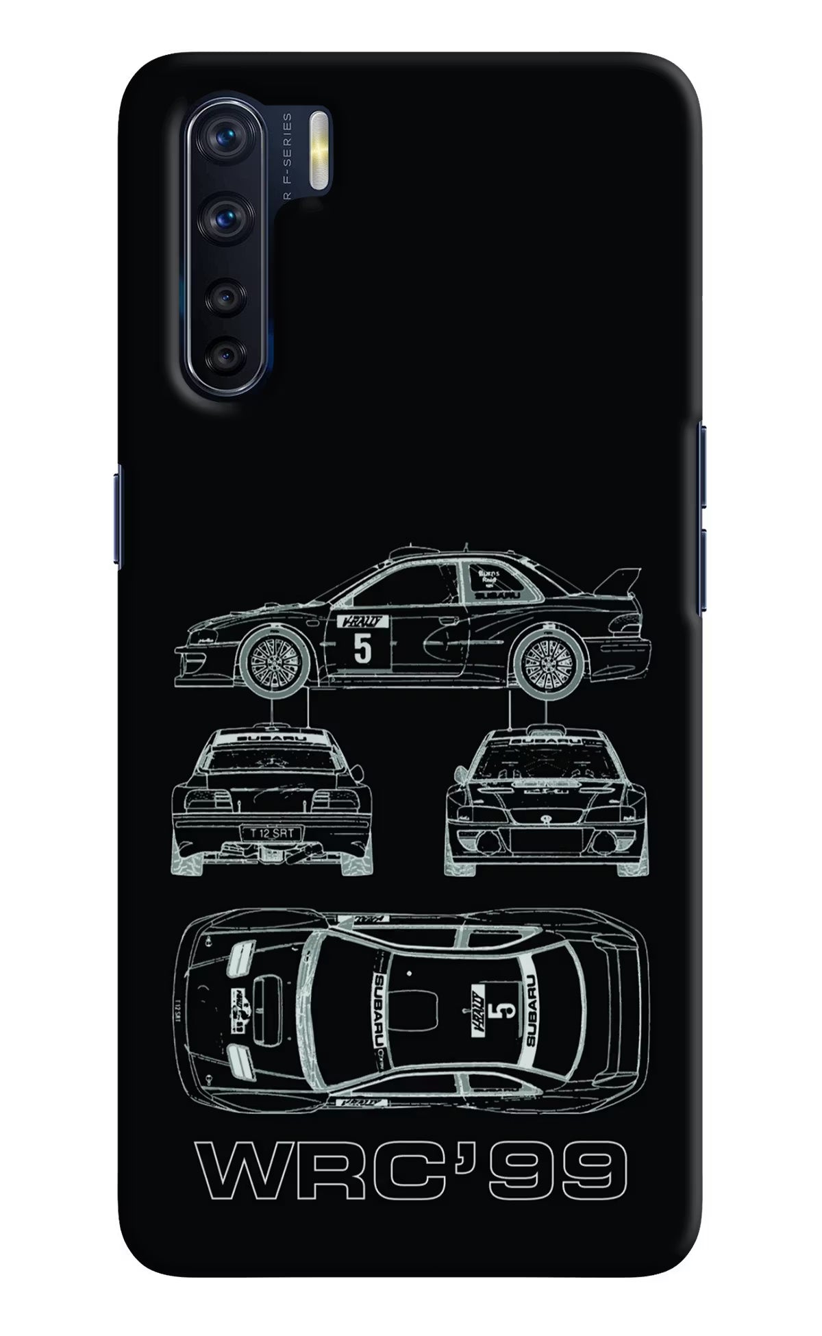 WRC'99 Oppo F15 Hard Case Back Cover by Casekaro