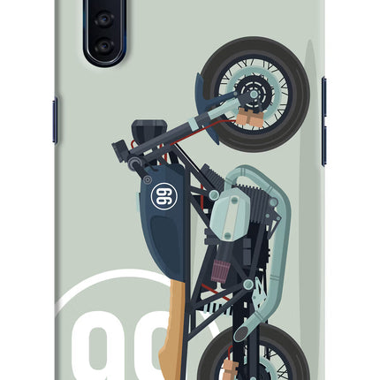 Classic Cafe Racer 99 Oppo F15 Hard Case Back Cover by Casekaro