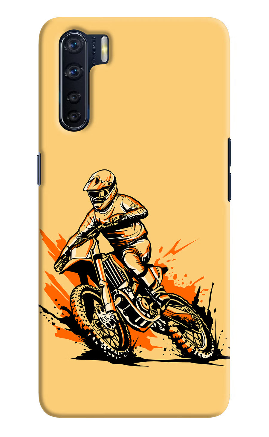 Off-Road Fury Oppo F15 Back Cover, Hard case