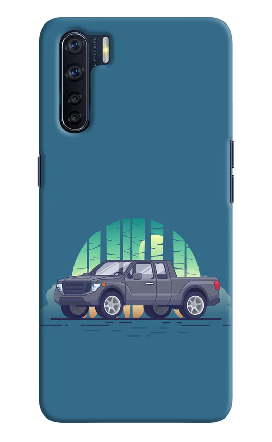 Retro Garage Vibe Oppo F15 Hard Case Back Cover by Casekaro