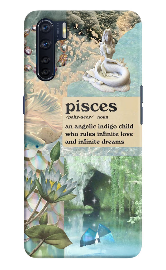 Pisces Zodiac Oppo F15 Hard Case Back Cover by Casekaro