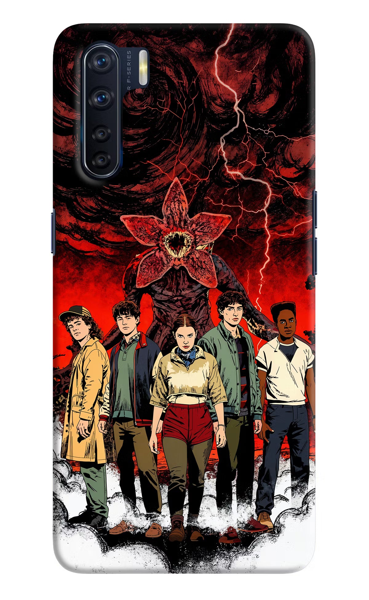 Ordinary Things Characters Oppo F15 Hard Case Back Cover by Casekaro