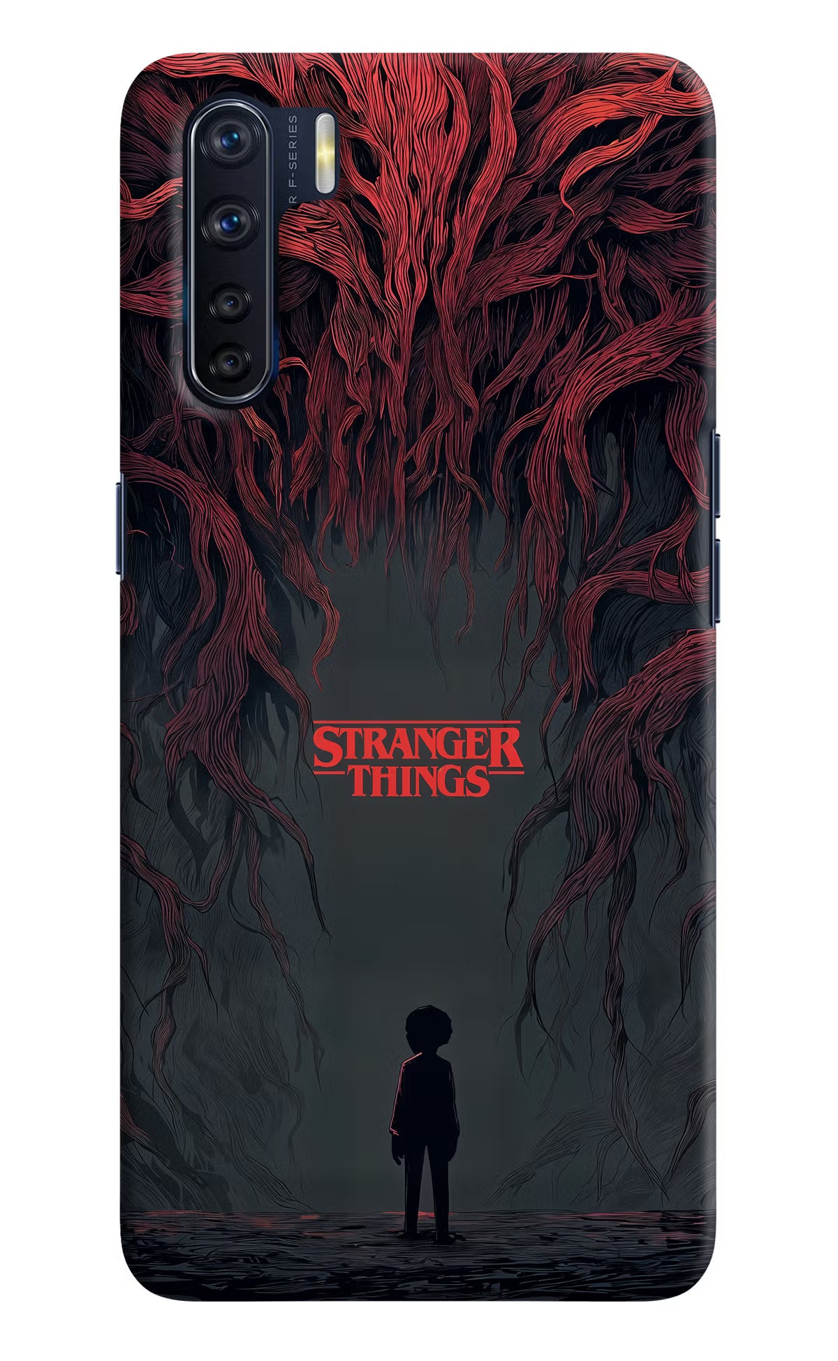 Ordinary Things Dark Side Oppo F15 Hard Case Back Cover by Casekaro