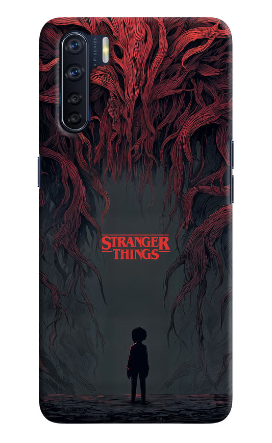 Ordinary Things Dark Side Oppo F15 Hard Case Back Cover by Casekaro