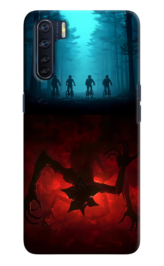 Ordinary Things Downside Up Oppo F15 Hard Case Back Cover by Casekaro