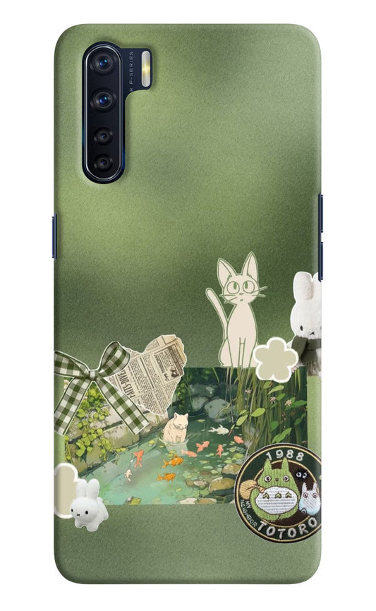 Aesthetic anime Oppo F15 Back Cover