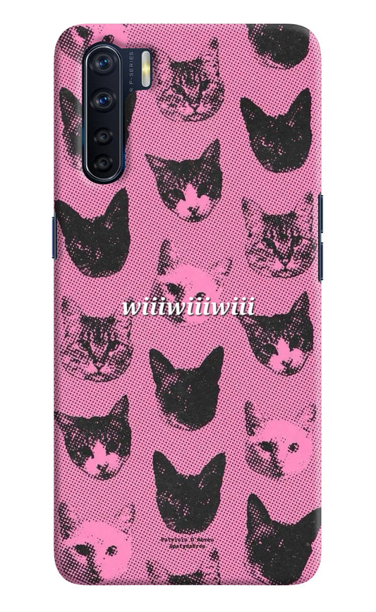 Pink Cats Oppo F15 Back Cover