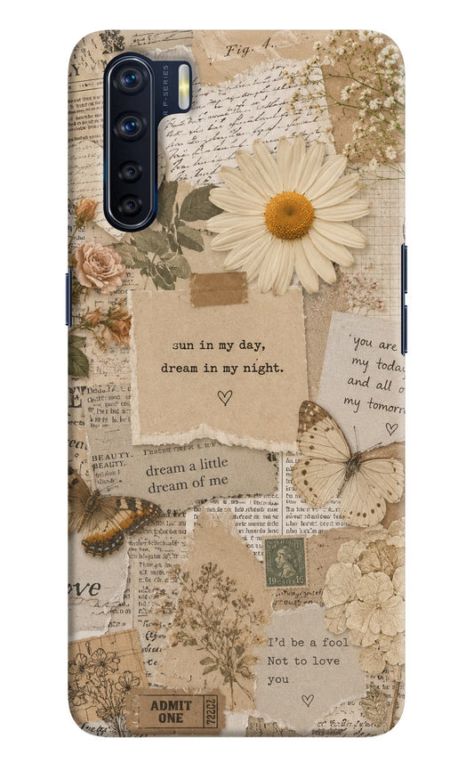 Vintage case Oppo F15 Back Cover