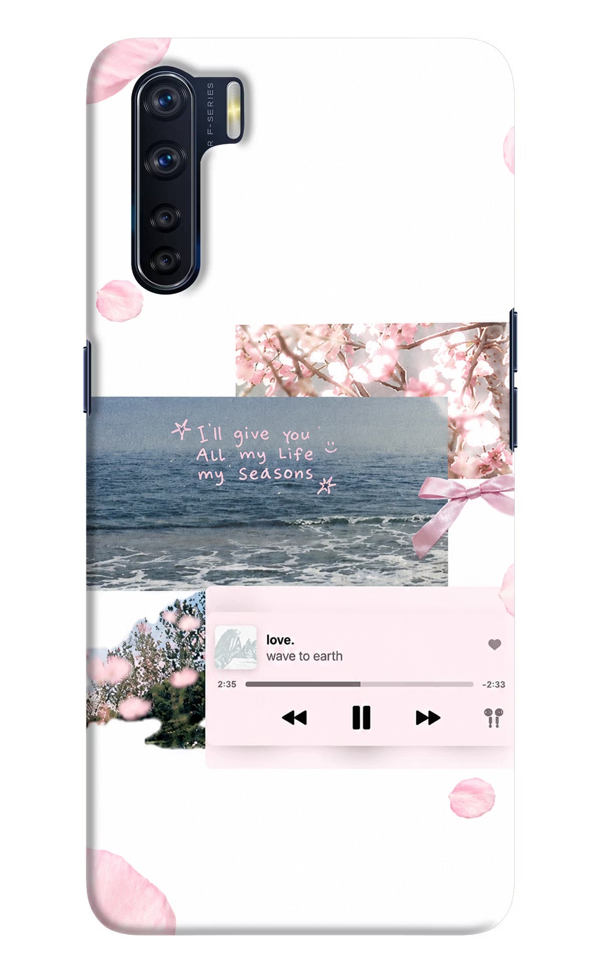 Wave to earth Oppo F15 Back Cover