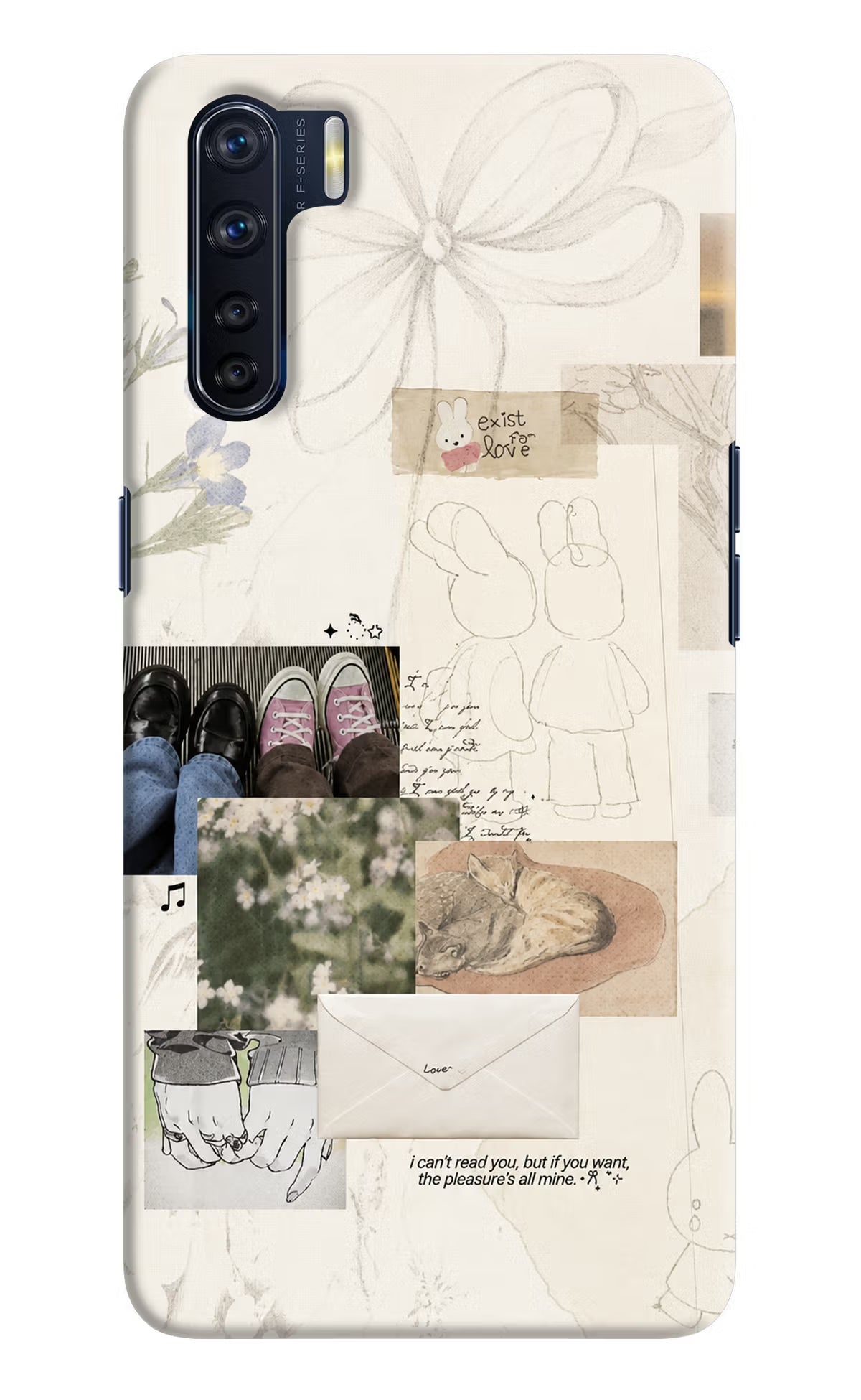 Soft Aesthetic Oppo F15 Back Cover
