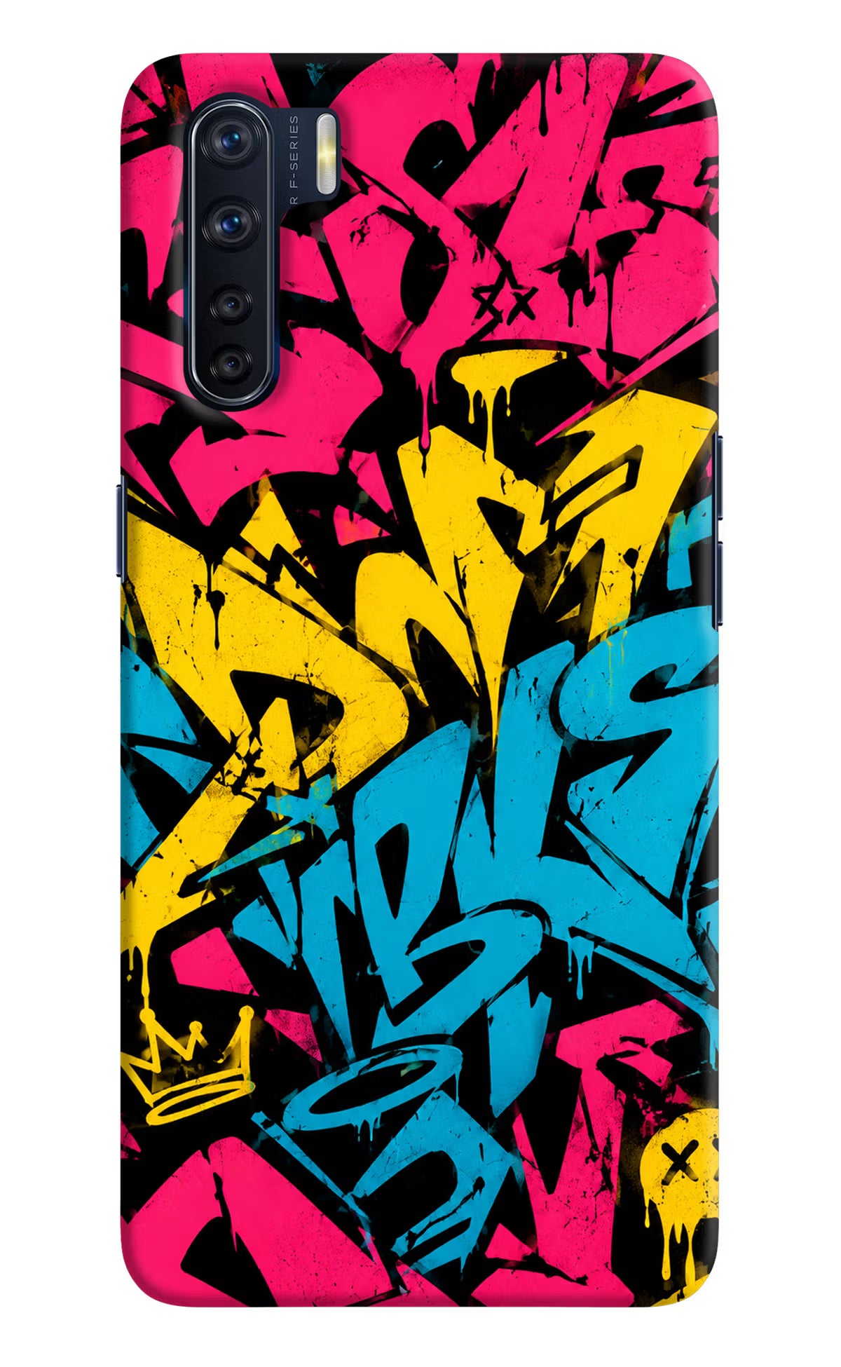 Graffiti Vibe Oppo F15 Back Cover