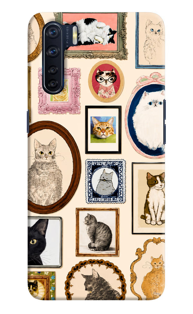Mirror Cats Oppo F15 Hard Case Back Cover by Casekaro