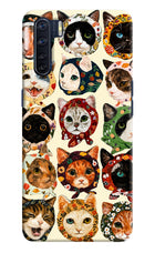 Cool Cat Oppo F15 Hard Case Back Cover by Casekaro