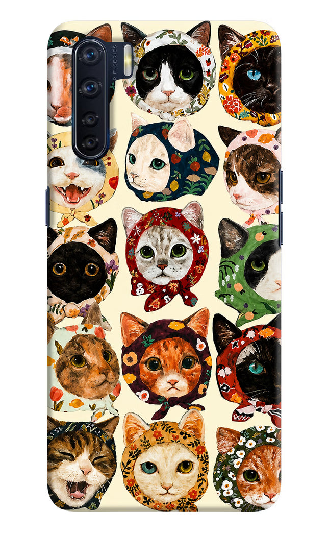 Cool Cat Oppo F15 Hard Case Back Cover by Casekaro