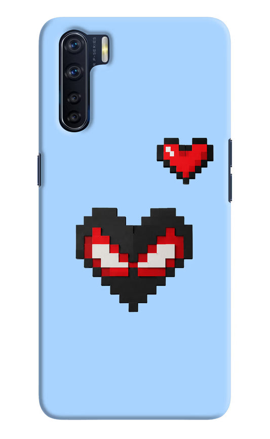 Peter Heart Oppo F15 Hard Case Back Cover by Casekaro