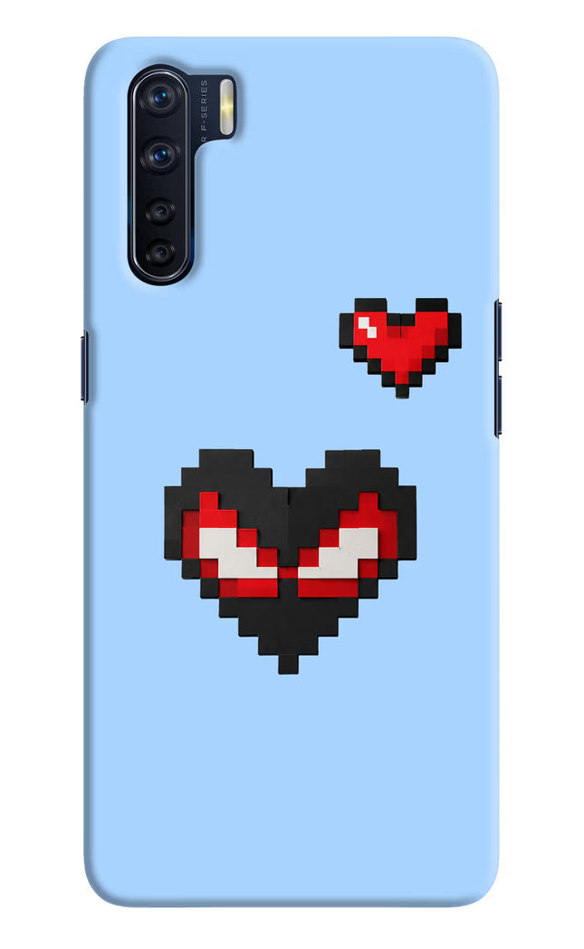 Peter Heart Oppo F15 Hard Case Back Cover by Casekaro