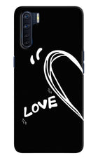Love Line Oppo F15 Hard Case Back Cover by Casekaro