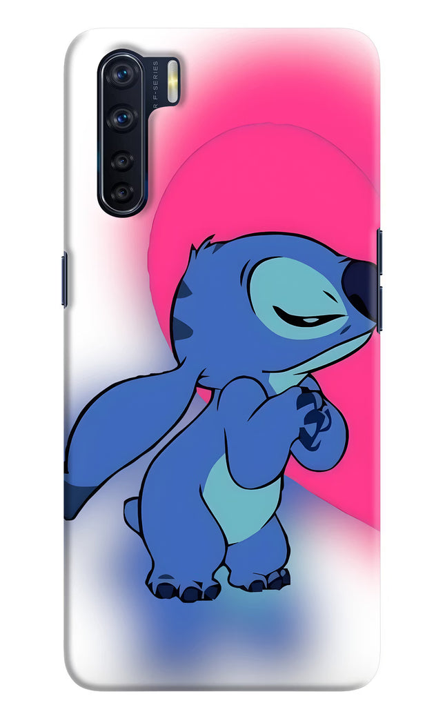 Stitch Hug Oppo F15 Hard Case Back Cover by Casekaro