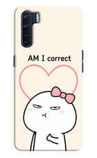 Always Right Oppo F15 Hard Case Back Cover by Casekaro
