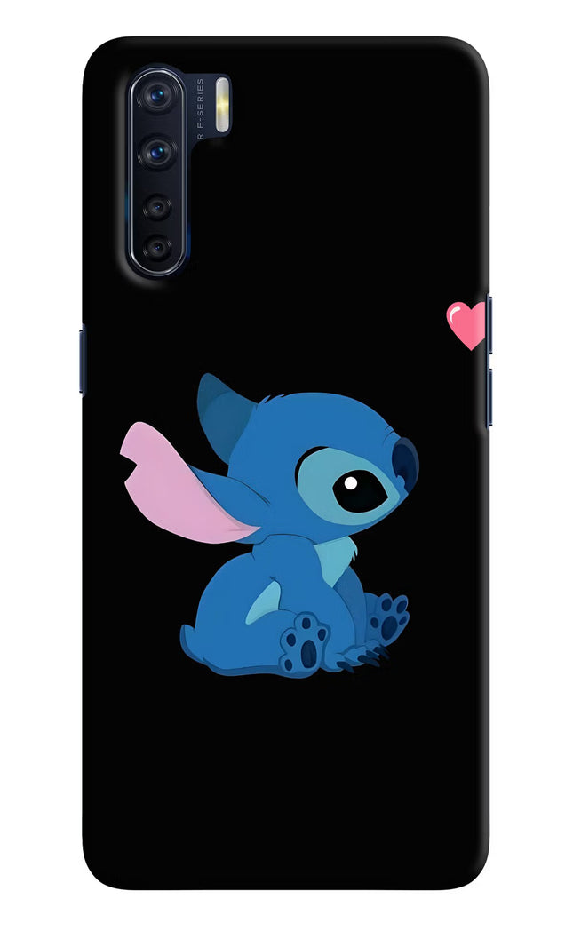 Stitch Crush Oppo F15 Hard Case Back Cover by Casekaro