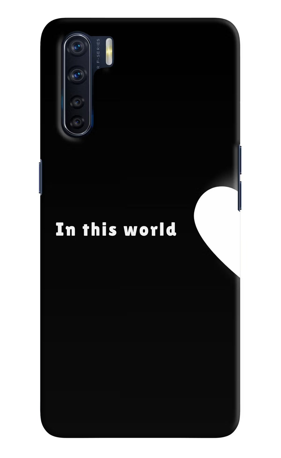 This World Oppo F15 Back Cover, Hard case